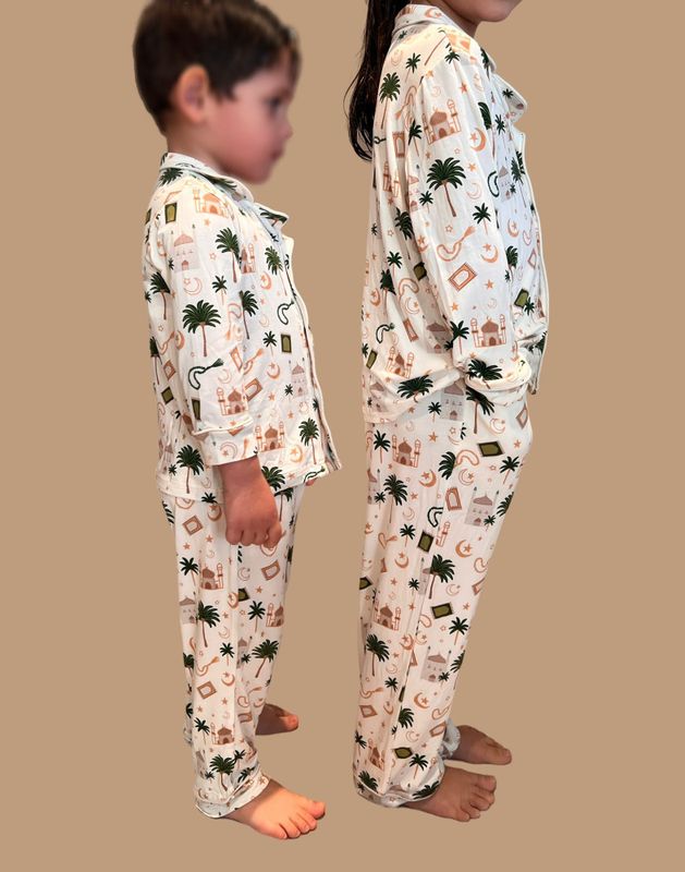 Pysjamas i bambus Ramadan barn